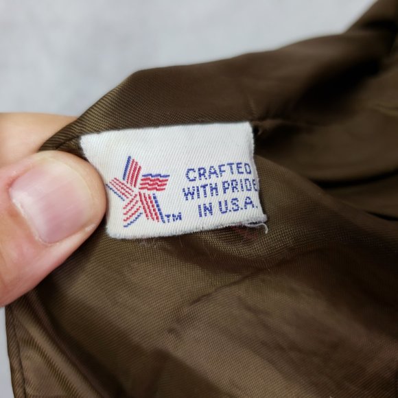 Vtg Schott Bros Leather Sherpa Jacket 85 19-MS - Picture 12 of 12